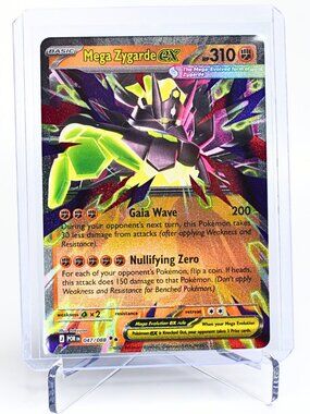 Pokemon TCG Mega Zygarde EX 047/088 Double Rare Perfect Order NM